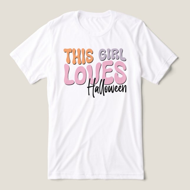 Esta Menina Adora Halloween (Design frontal)