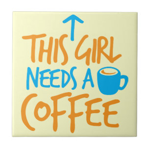 Esta menina precisa um café! design do combustív