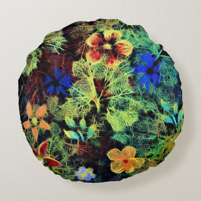 Está na almofada redonda das cores (Verso)