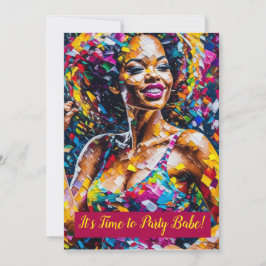 Está na hora de ir para a festa - Convite