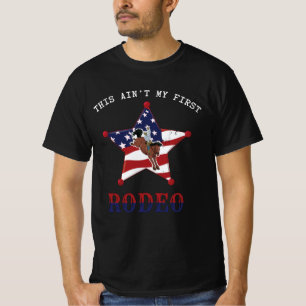 Esta não é minha primeira RODEIO / Camiseta branca