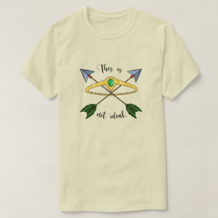 Esta não é uma camisa ideal - creme