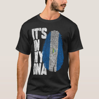 Está no meu DNA, a camisa nicaraguana.
