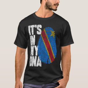 Está no meu DNA, Camisa Congolesa, Presente Orgulh