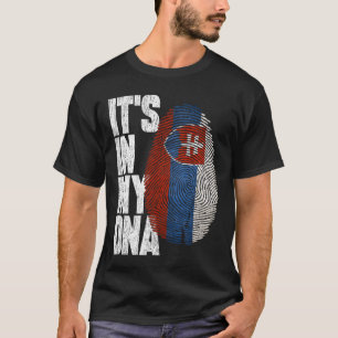 Está no meu DNA - Camisa Eslovaca Orgulhosa Presen