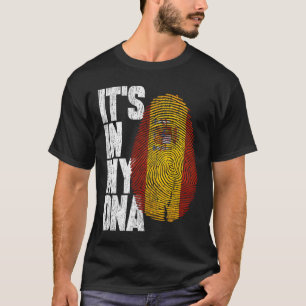 Está no meu DNA Camisa espanhola Presente orgulhos