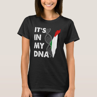 Está no meu DNA Camisa palestina Palestina árabe