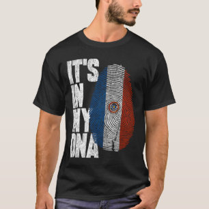 Está no meu DNA Camisa Paraguai Orgulhosa Presente