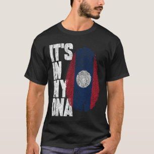 Está no meu DNA Lao Camisa Orgulhosa Presente Band