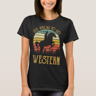 Está prestes a pegar a camiseta ocidental do campo