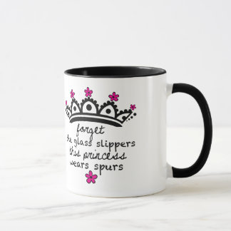 Esta princesa Vestir-se Dente reto Caneca