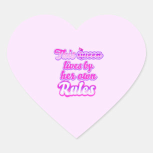 Esta rainha vive com seu próprio adesivo de regras