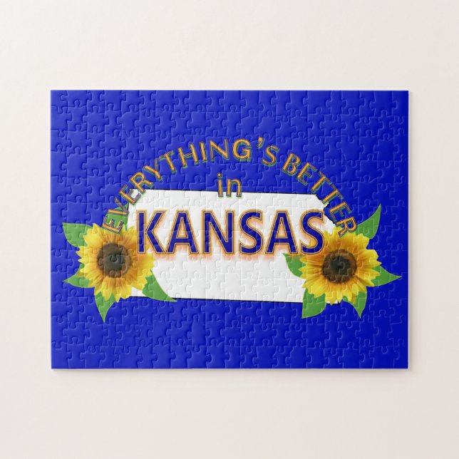 Está tudo melhor no Kansas Quebra-cabeça (Horizontal)