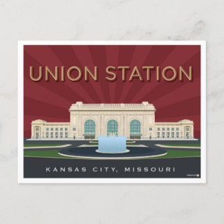 Estação da União de Kansas - Cartão postal