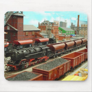 Estação de caminhos-de-ferro modelo Mousepad