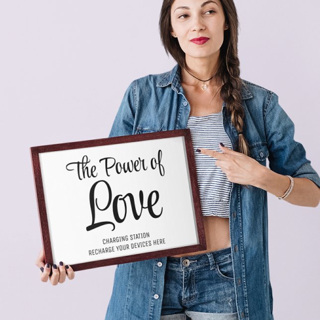 Estação de carga Sinal de casamento Poster (Criador carregado)