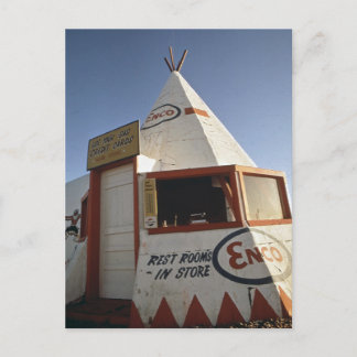 ESTAÇÃO DE GÁS TEPEE NA ROTA 66 CARTÃO POSTAL VIAG