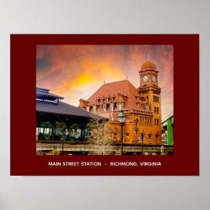 Estação Principal de Richmond, Virginia Poster