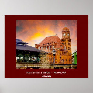 Estação Principal de Richmond, Virginia Poster