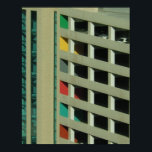 Estacionamento ao quadrado - Art Deco Poster<br><div class="desc">Na moda e impressão moderno para ajustado com sua decoração doméstica. Vai olhar excelente na sua parede em uma bela armação ou tapete.</div>