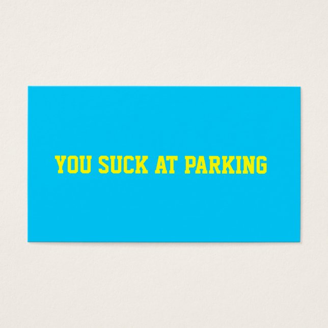 Estacionamento Incorreto (Frente)