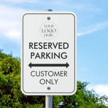 Estacionamento Reservado Logotipo Personalizado Pr
