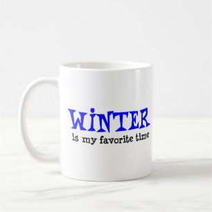 estações inverno época favorita caneca de café