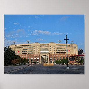 Estádio Memorial Lincoln Nebraska Wall Poster