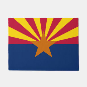 Estado da arizona e bandeira da Arizona EUA tapete
