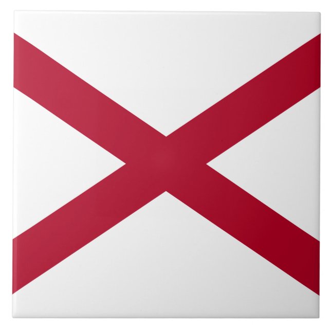 Estado da bandeira do Alabama (Frente)