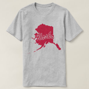 Estado Da Camisa De Forma Do Alasca