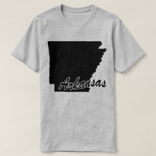 Estado Da Camisa De Forma Do Arkansas