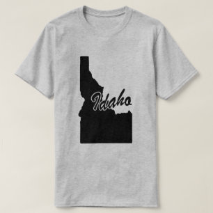 Estado Da Camiseta Em Forma De Idaho