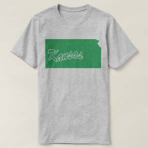 Estado da Camiseta em Forma de Kansas