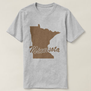 Estado Da Camiseta Em Forma De Minnesota