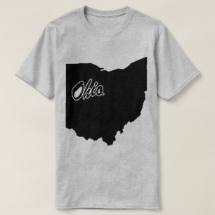 Estado Da Camiseta Em Forma De Ohio