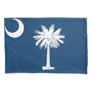 Estado da Carolina do Sul - Bandeira Impressão Pat