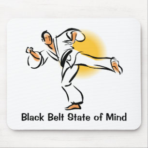 Estado de ânimo Mousepad do cinturão negro, esti