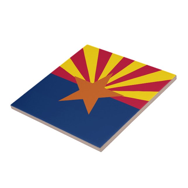 Estado de bandeira da Arizona (Lateral)
