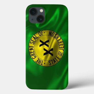 Estado de capas de iphone de ondulação da bandeira