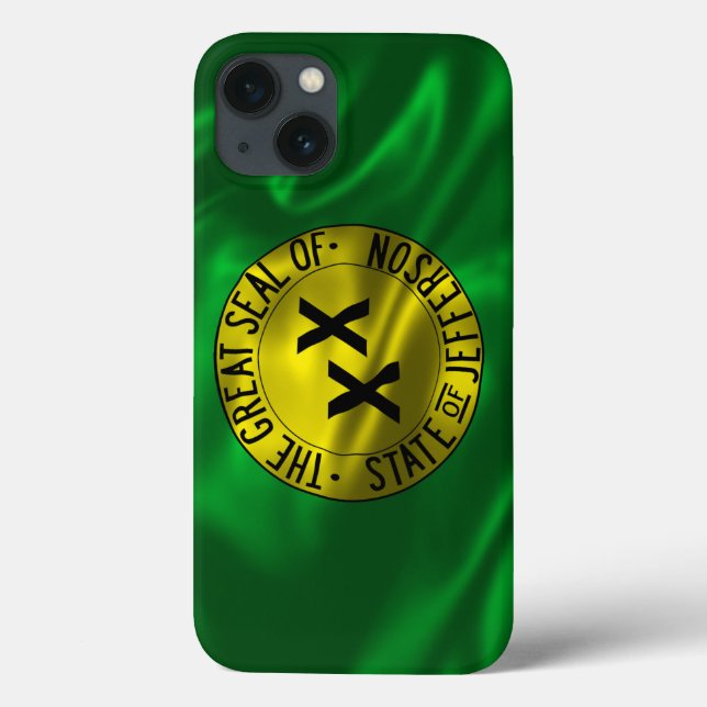 Estado de capas de iphone de ondulação da bandeira (Verso)