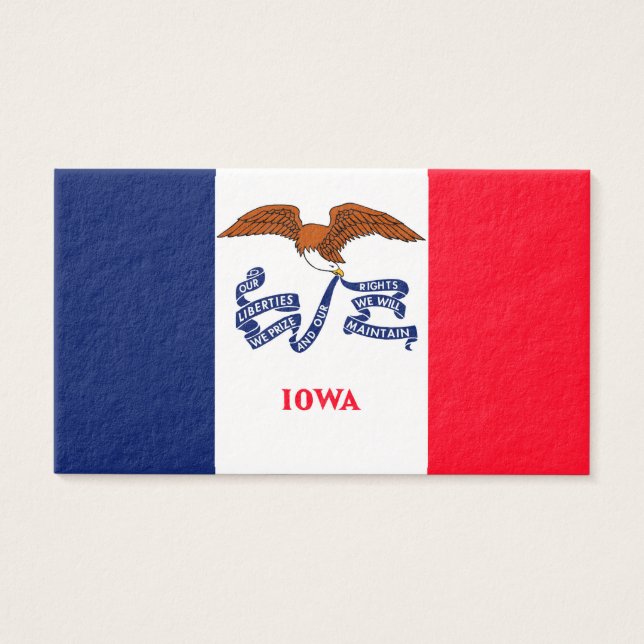 Estado de Iowa Flag Design (Frente)