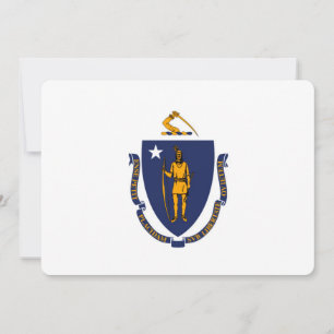 Estado de Massachusetts Flag Design