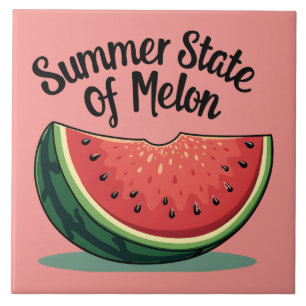 Estado de Verão da Arte Retrorística de Melon