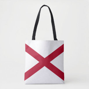 Estado do Alabama Flag Tote Bag