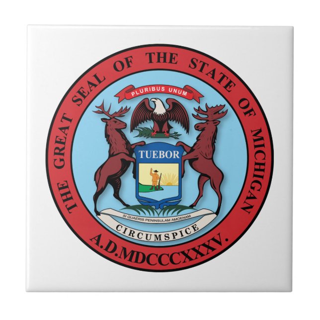 Estado do Excelente de Michigan Seal (Frente)