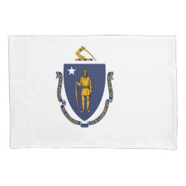 Estado do Massachusetts Flag Impressão Patriotc