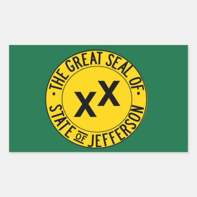 Estado dos adesivos Jefferson (Folha de 4) (Frente)