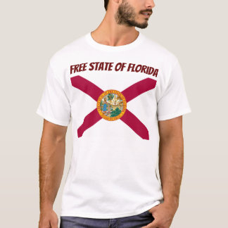 Estado Livre Do Chão Da Camisa De Bandeira