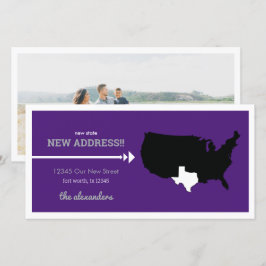 Estado Novo Roxo, Novo Endereço! Texas Moving